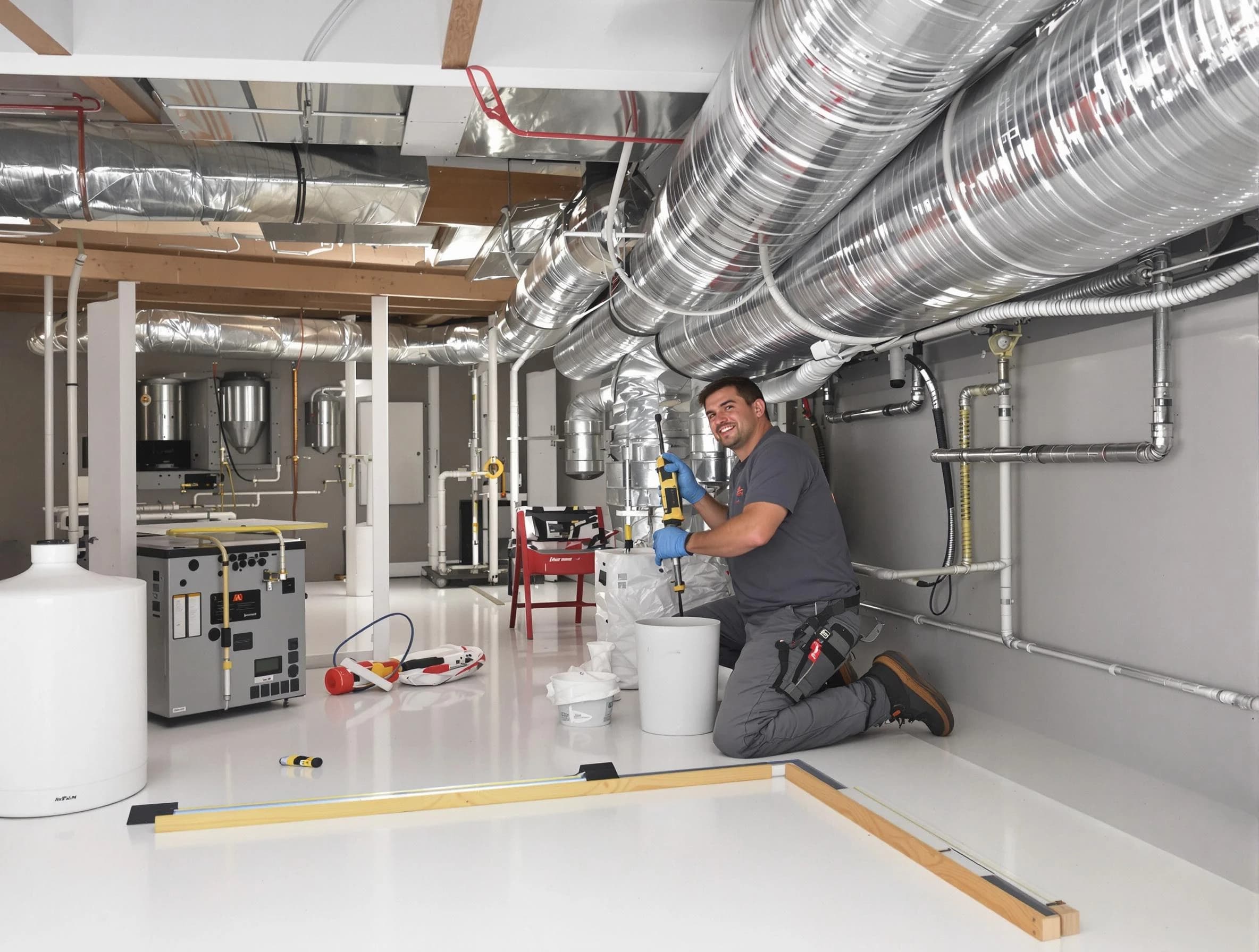 Professional duct sealing service by Druid Hills Air Duct Cleaning in Druid Hills
