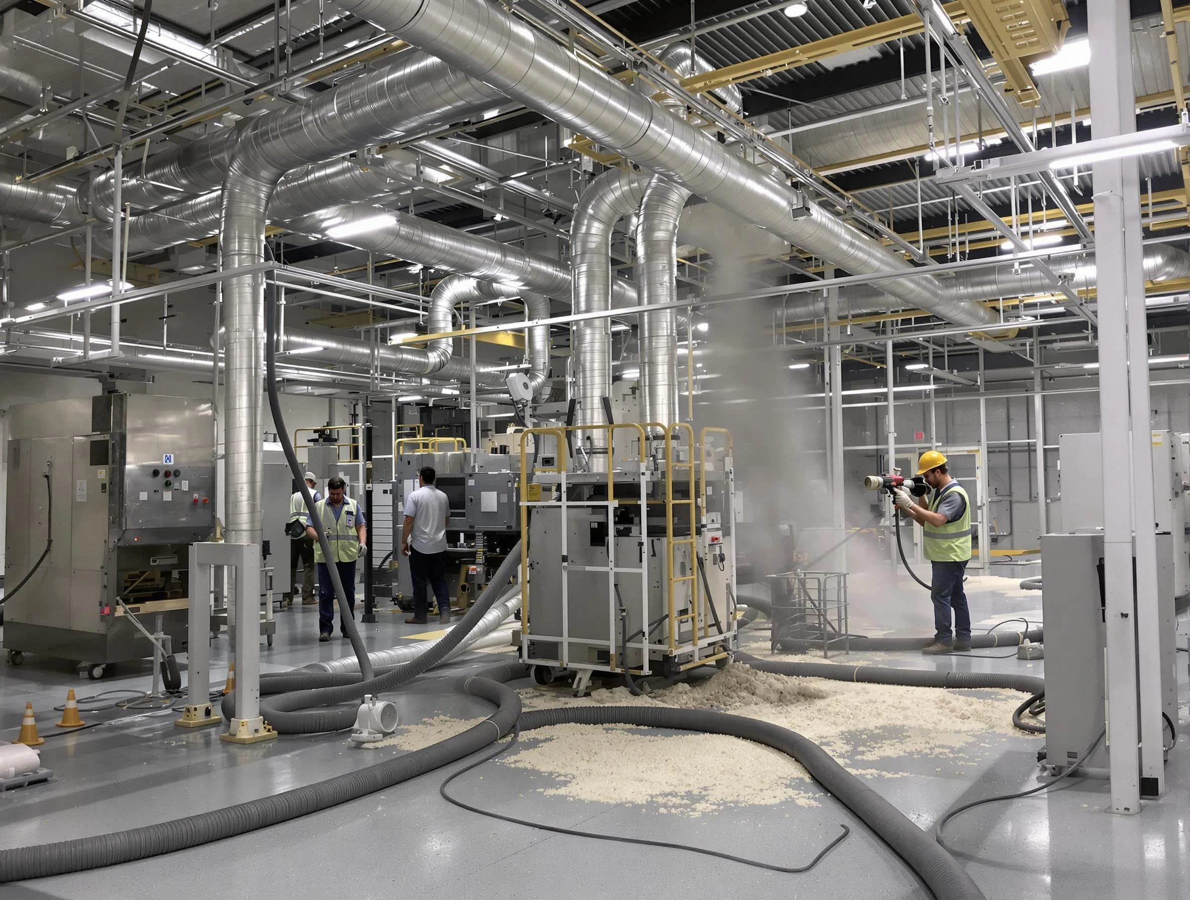 Heavy-duty industrial duct cleaning by Druid Hills Air Duct Cleaning in Druid Hills