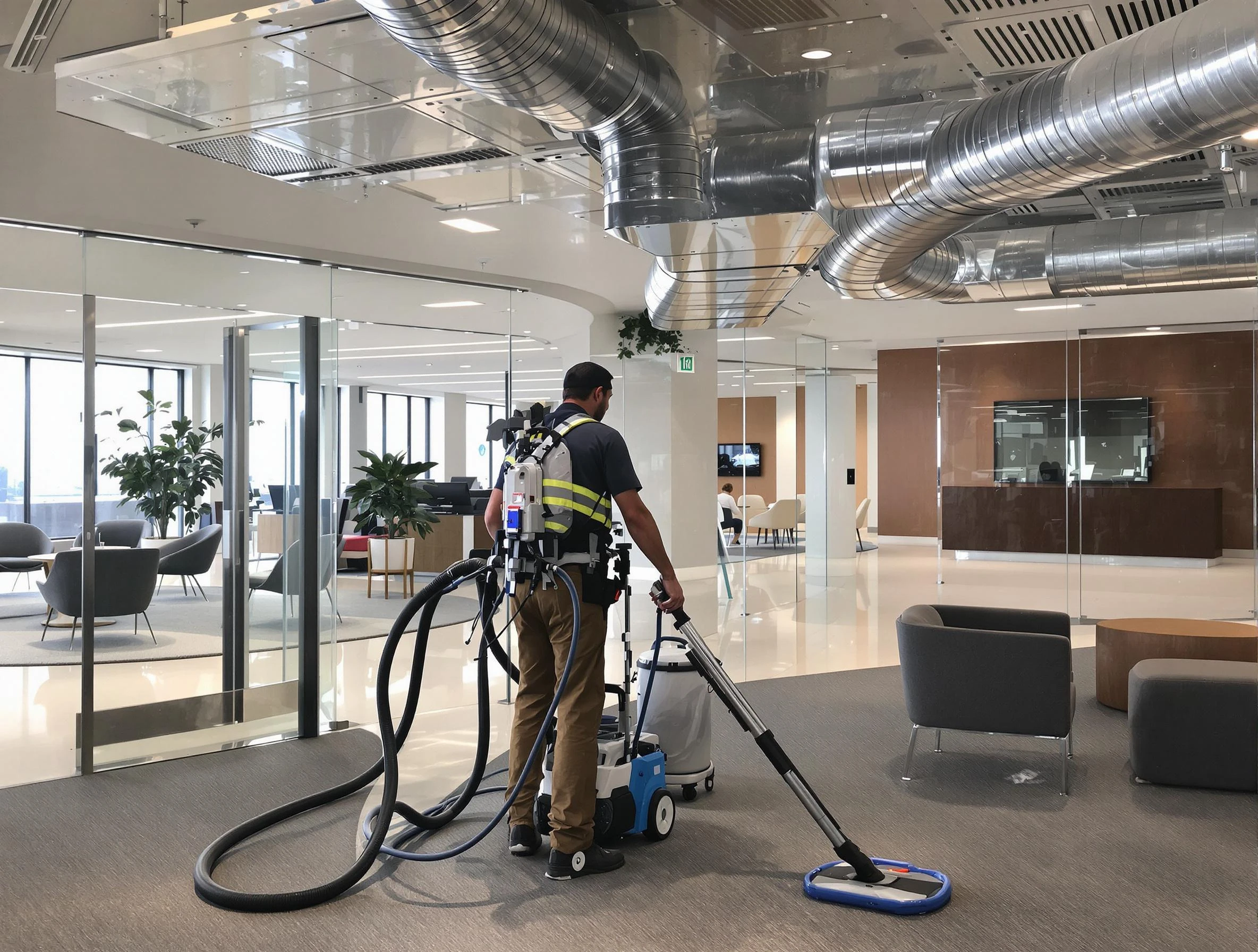 Commercial duct cleaning service by Druid Hills Air Duct Cleaning in Druid Hills