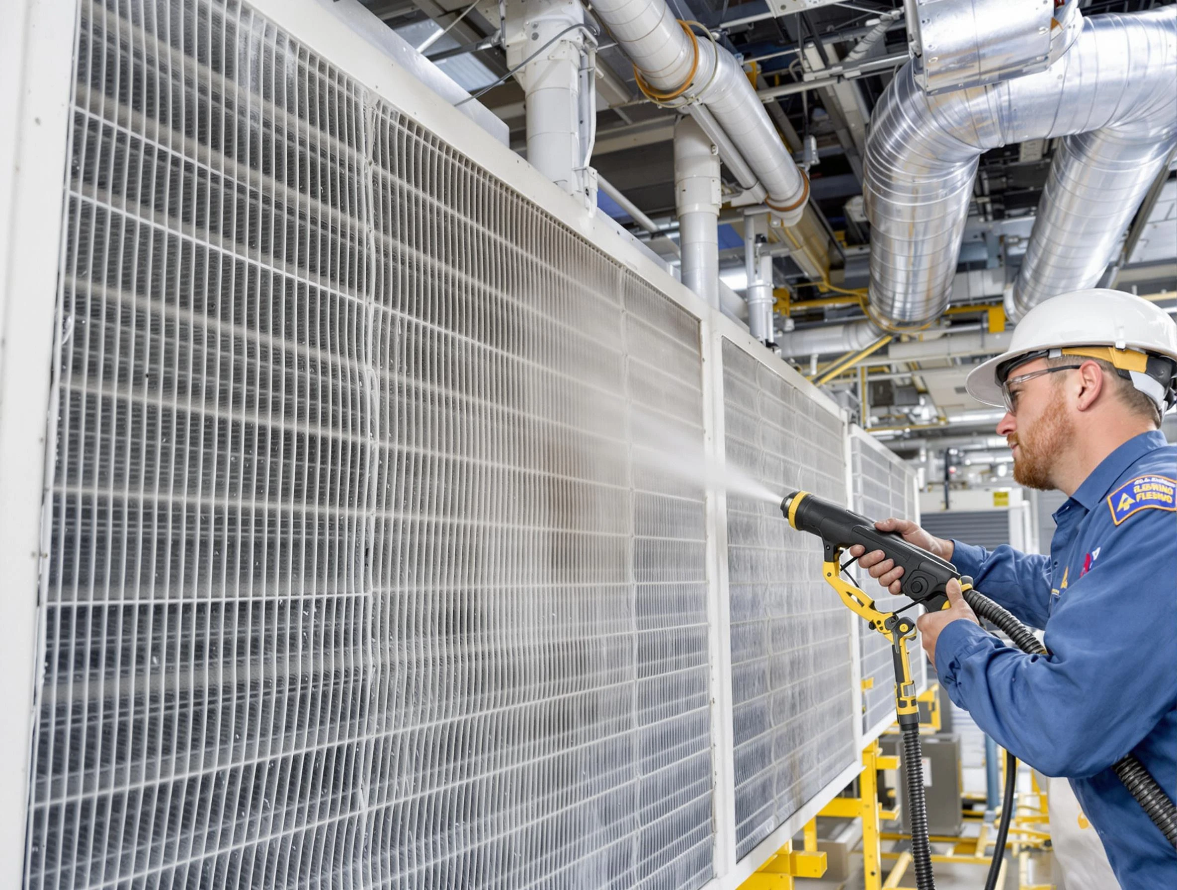 Professional commercial coil cleaning by Druid Hills Air Duct Cleaning in Druid Hills